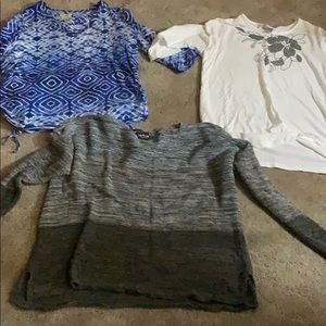 Bundle of three women’s plus size shirts